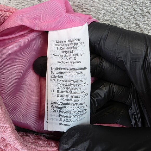 J.Crew Skirt Womens 0 Pink Textured Knit Stretch Pencil Lined Back Zip K5588 - Picture 7 of 10